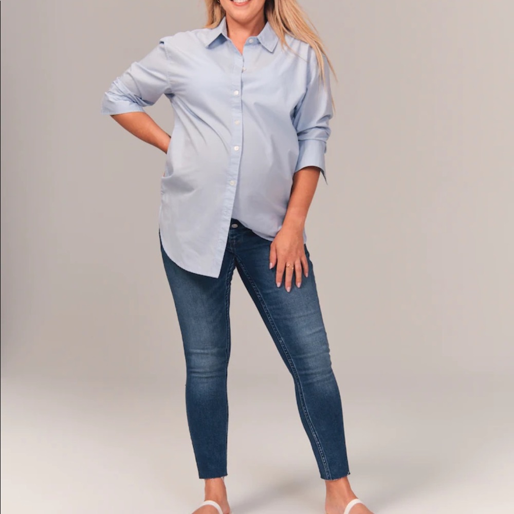 NWT Abercrombie & Fitch Maternity stretch skinny jeans, 26S